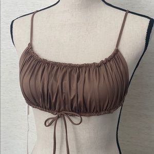 FRANKIE’S BIKINIS DREAMY top in Brownie
